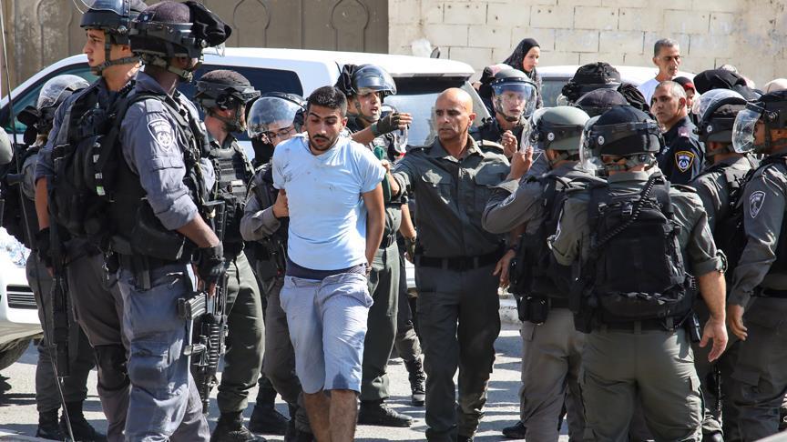 Filistinlilere, Batı Şeria da gözaltı